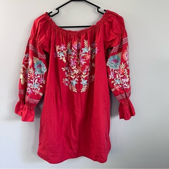 Free People Fleur Du Jour embroidered dress Small - Picture 5 of 13